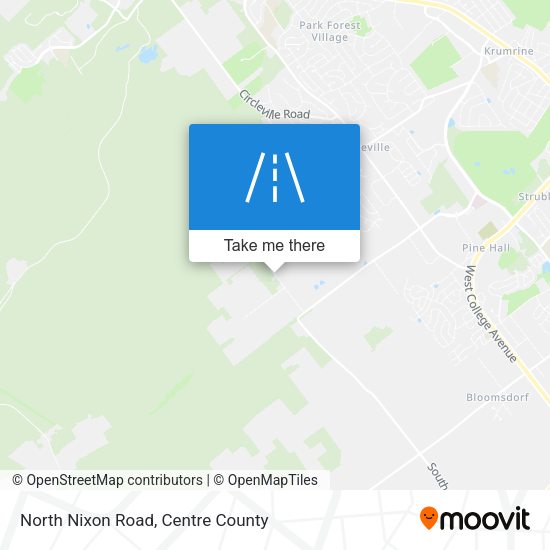 North Nixon Road map