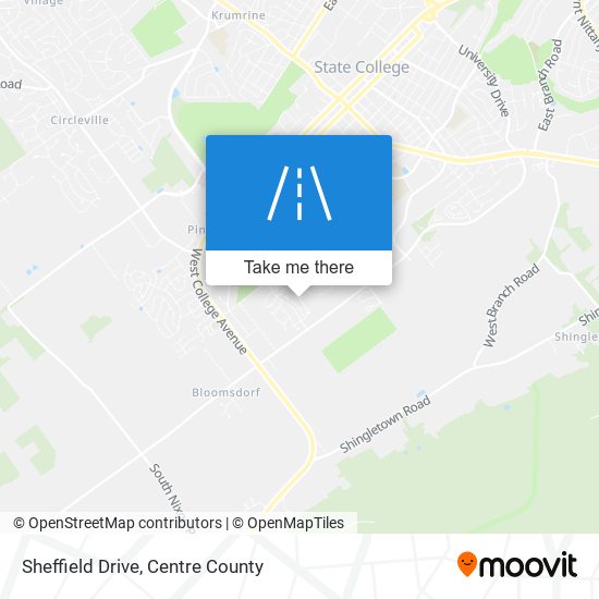 Mapa de Sheffield Drive