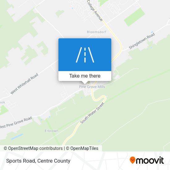 Mapa de Sports Road