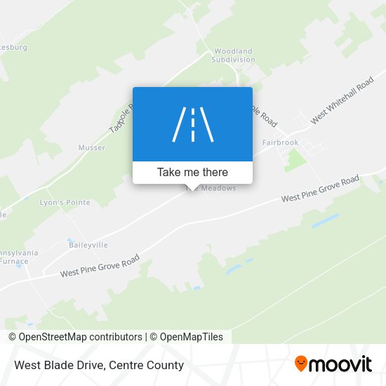 Mapa de West Blade Drive
