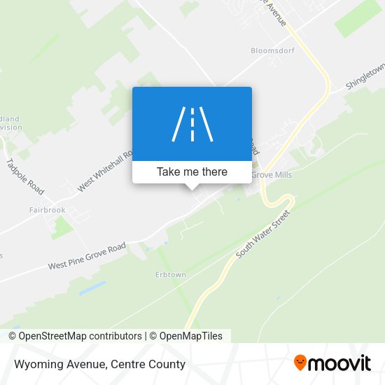 Wyoming Avenue map