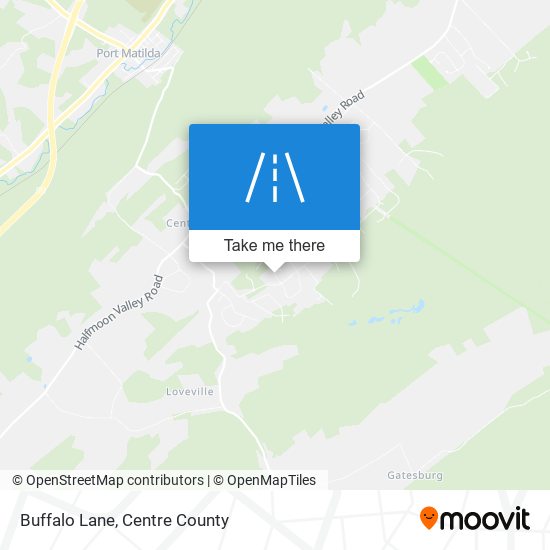 Buffalo Lane map