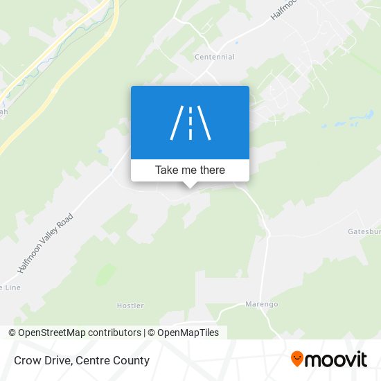 Mapa de Crow Drive