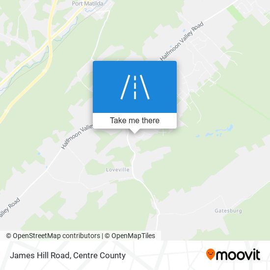 Mapa de James Hill Road