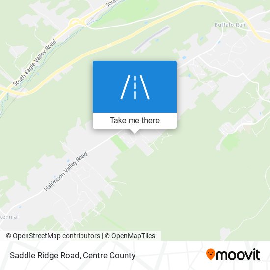 Saddle Ridge Road map