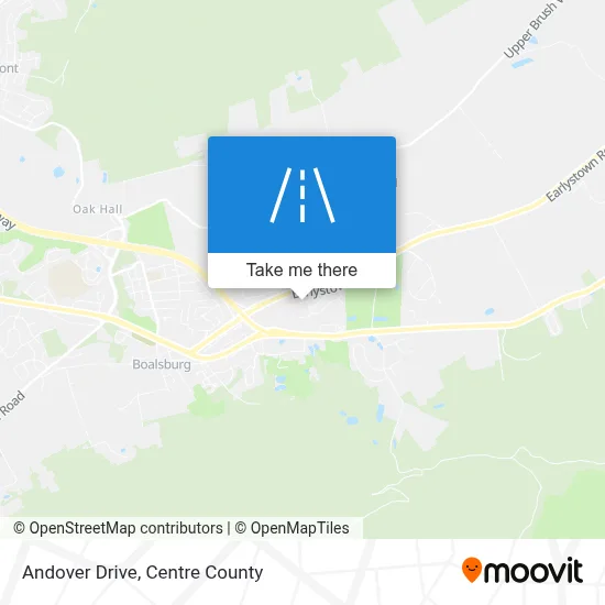 Andover Drive map