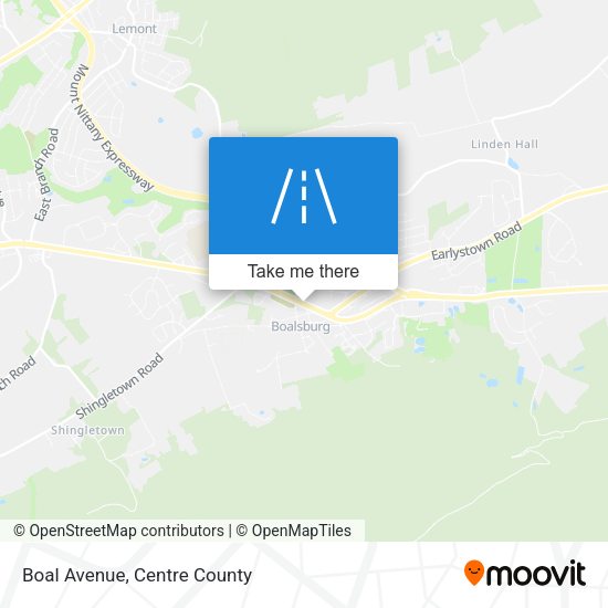 Boal Avenue map