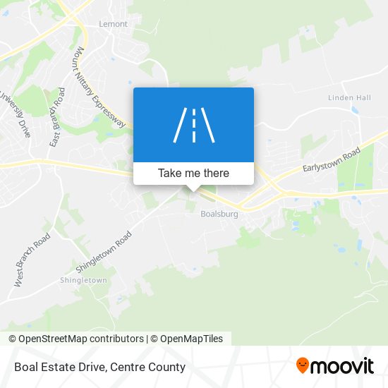 Boal Estate Drive map