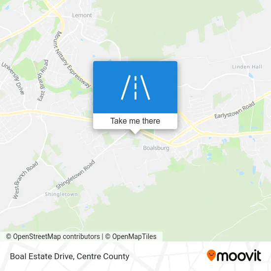 Boal Estate Drive map