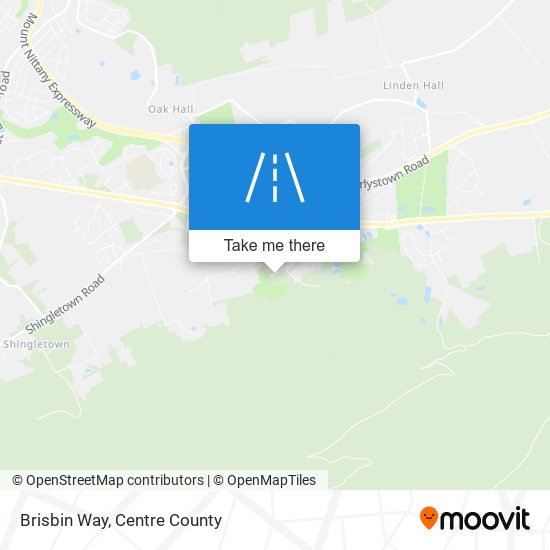 Brisbin Way map