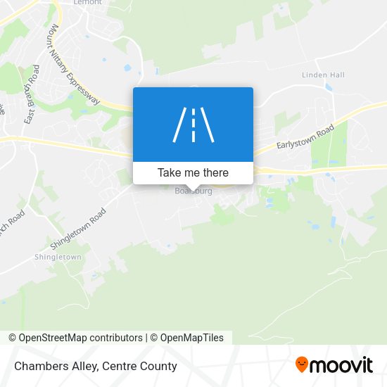 Chambers Alley map