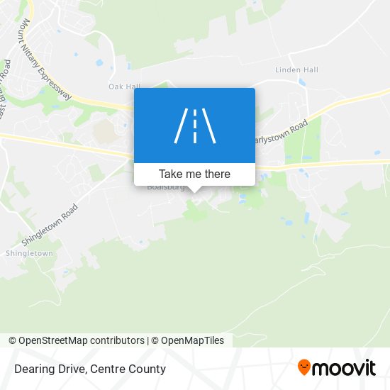 Mapa de Dearing Drive