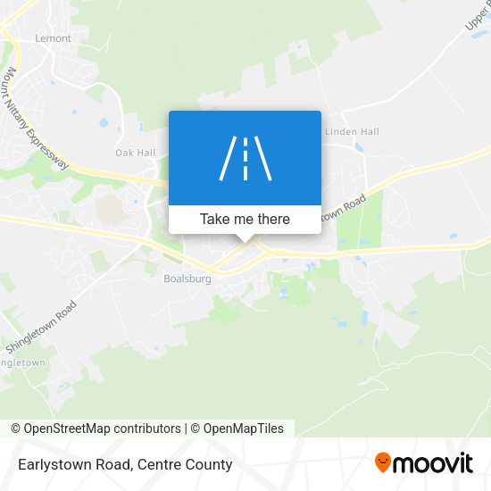 Earlystown Road map
