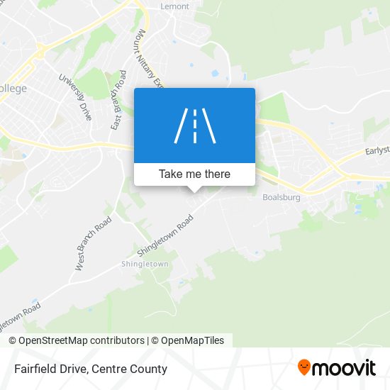 Fairfield Drive map