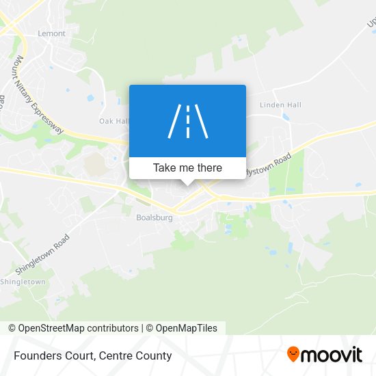 Founders Court map