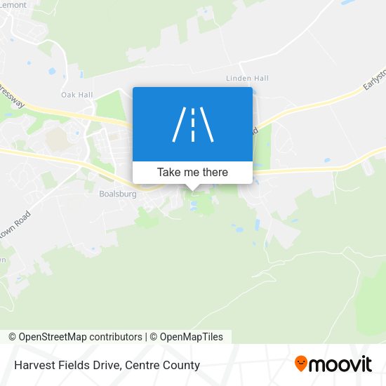 Mapa de Harvest Fields Drive