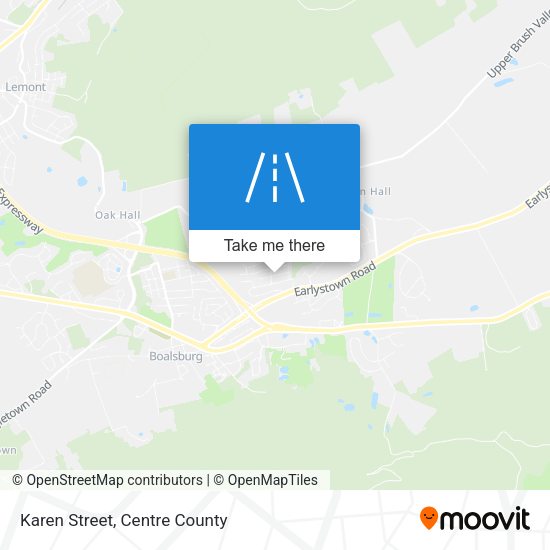Mapa de Karen Street