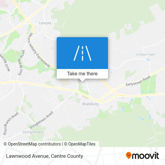 Mapa de Lawnwood Avenue