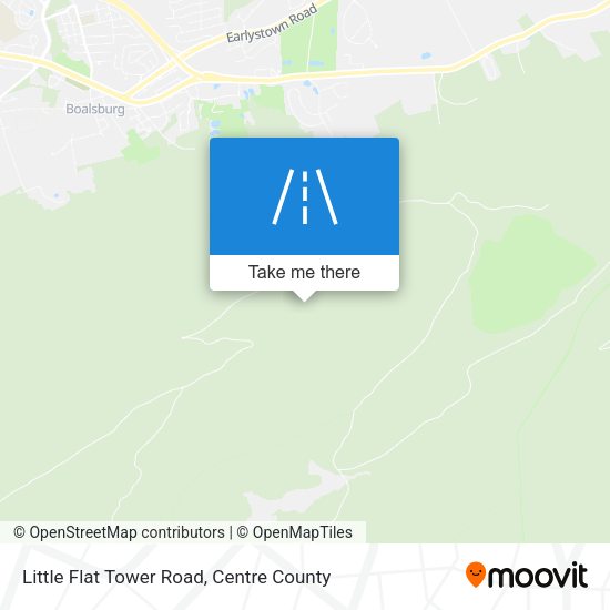 Mapa de Little Flat Tower Road
