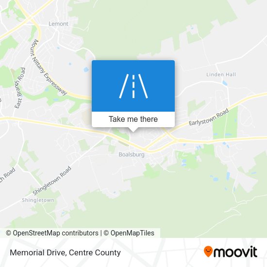 Memorial Drive map