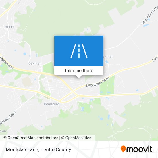 Mapa de Montclair Lane
