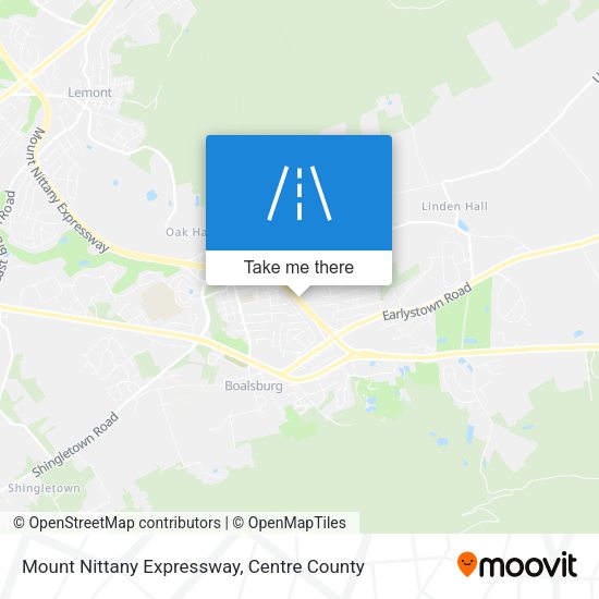 Mount Nittany Expressway map
