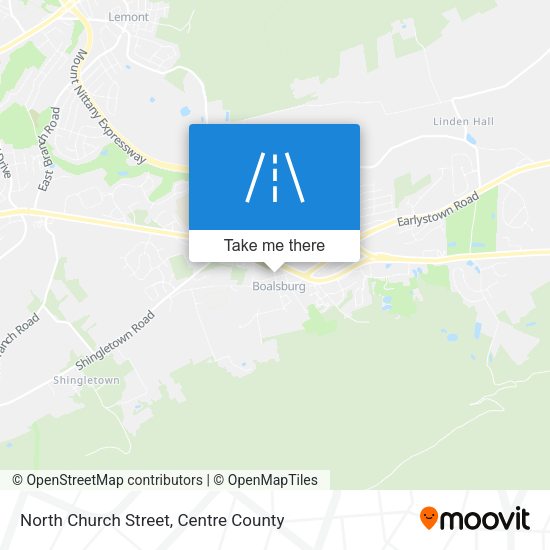 North Church Street map