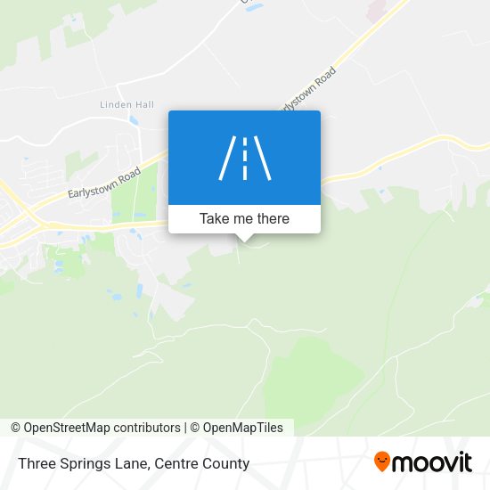 Three Springs Lane map