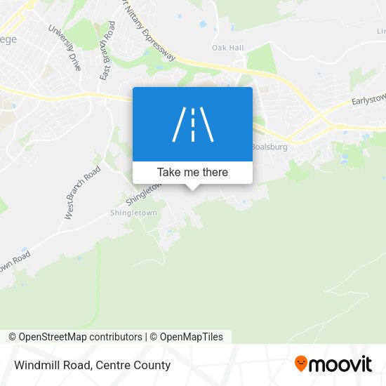 Mapa de Windmill Road