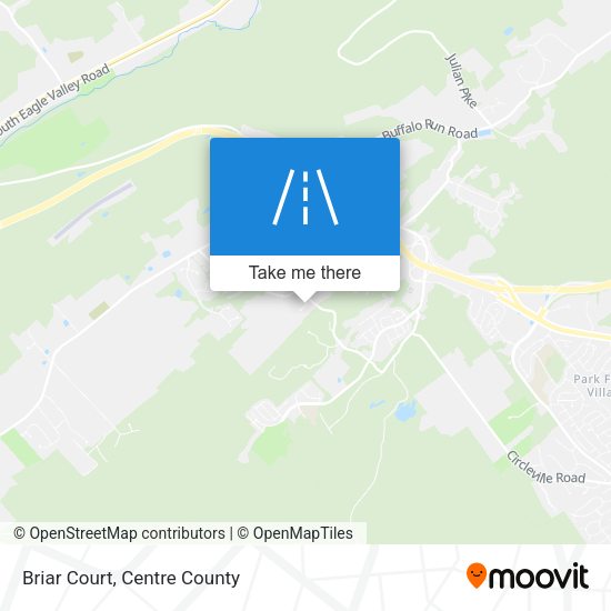 Mapa de Briar Court