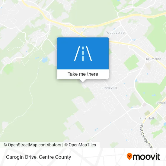 Carogin Drive map