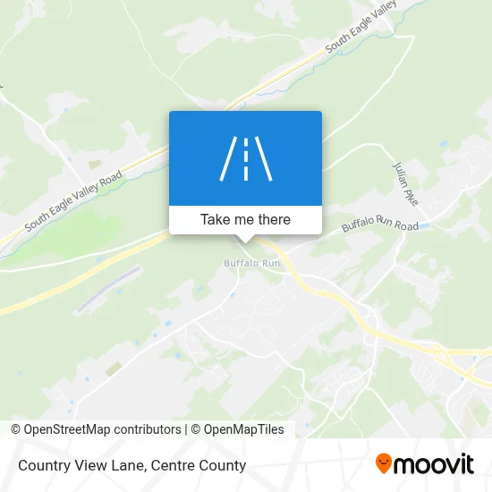 Country View Lane map