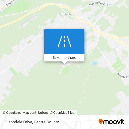 Glenndale Drive map