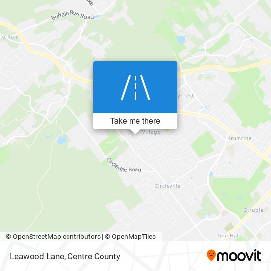 Mapa de Leawood Lane