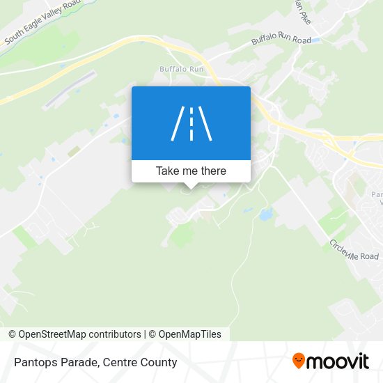 Mapa de Pantops Parade