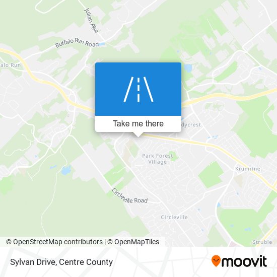 Sylvan Drive map