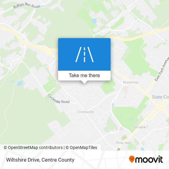 Wiltshire Drive map