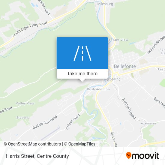Mapa de Harris Street