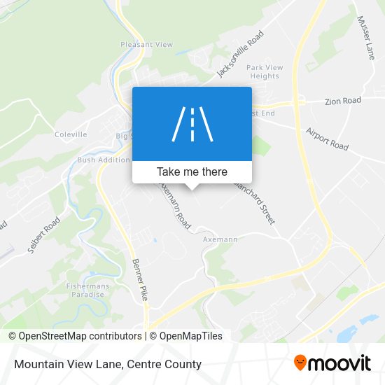 Mountain View Lane map
