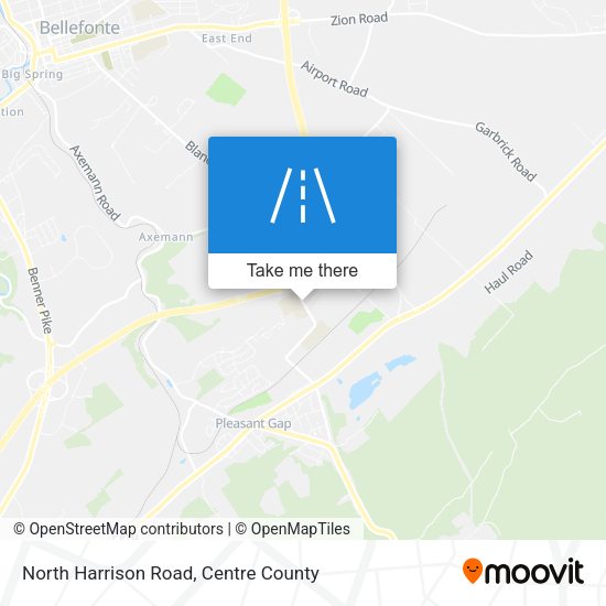 North Harrison Road map