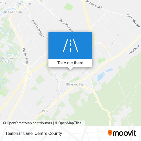 Tealbriar Lane map