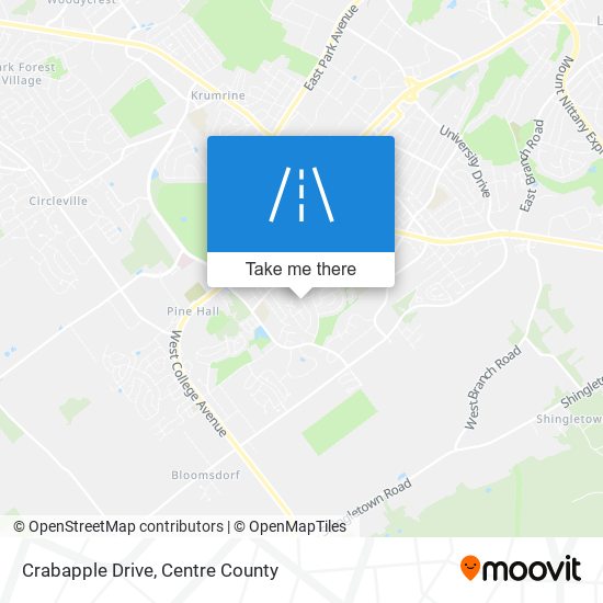 Crabapple Drive map