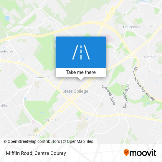 Mifflin Road map