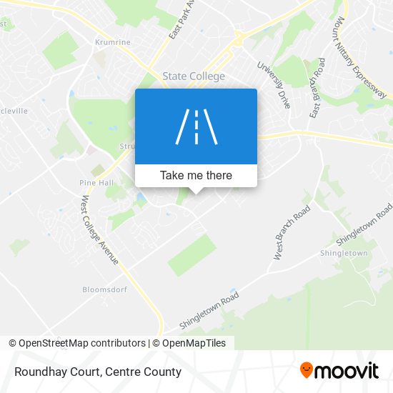 Mapa de Roundhay Court