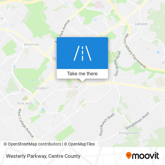 Mapa de Westerly Parkway