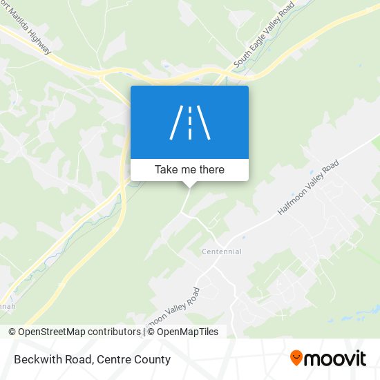 Mapa de Beckwith Road