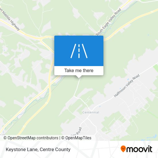 Mapa de Keystone Lane
