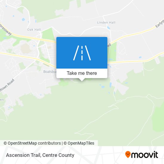Ascension Trail map
