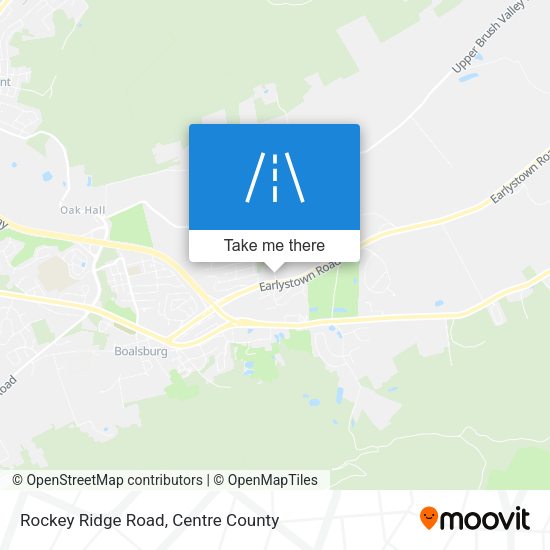 Mapa de Rockey Ridge Road