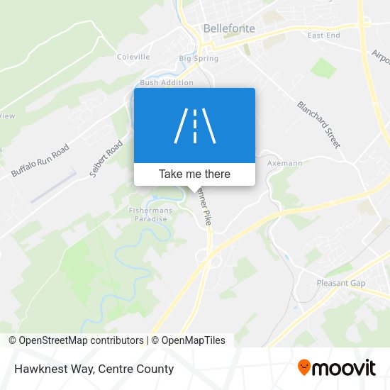 Hawknest Way map
